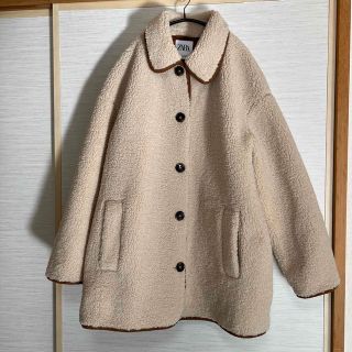 ザラ(ZARA)のZARA ボア　コート　ジャケット　ファーコート(ムートンコート)