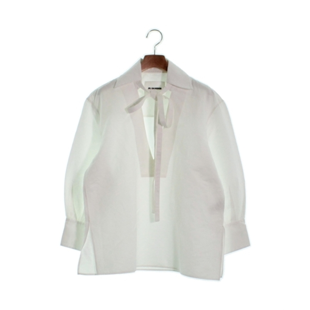 JIL SANDER ジルサンダー ブラウス 32(XXS位) 白 【古着】【中古