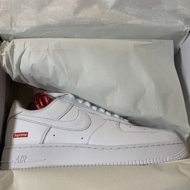 カラーホワイト【新品未使用】 supreme AF1 27.5cm ホワイト