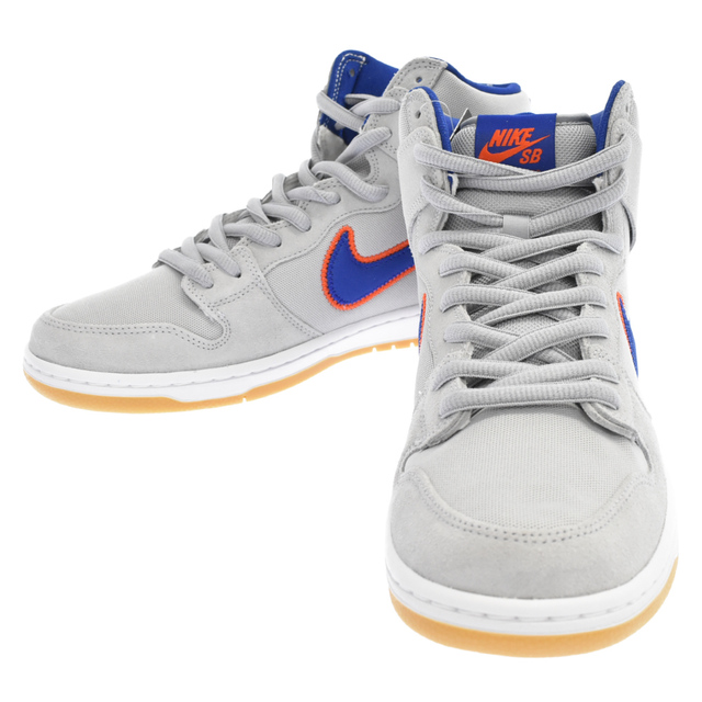 NIKE(ナイキ)のNIKE SB ナイキエスビー DUNK HIGH Rush Blue and Team Orange DH7155-001 ダンク ハイカットスニーカー シューズ US11 グレー/ブルー メンズの靴/シューズ(スニーカー)の商品写真