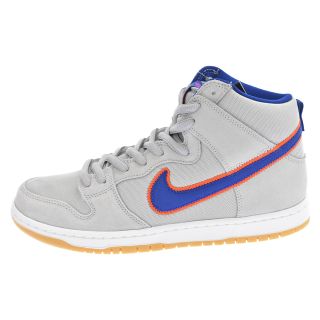 ナイキ(NIKE)のNIKE SB ナイキエスビー DUNK HIGH Rush Blue and Team Orange DH7155-001 ダンク ハイカットスニーカー シューズ US11 グレー/ブルー(スニーカー)