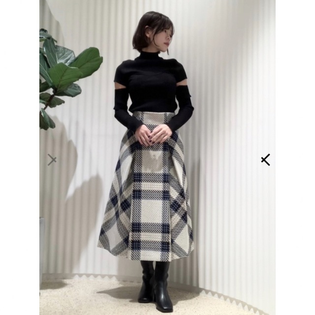 snidel♡ロービングチェックスカート♡IVR 【期間限定お試し価格