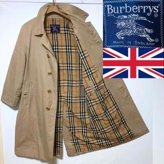 バーバリー(BURBERRY)の希少！イングランド製！バーバリープローサム　ノバチェック ステンカラーコート (ステンカラーコート)