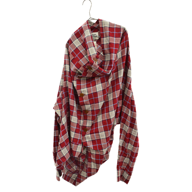 Vivienne Westwood ヴィヴィアンウエストウッド チェック総柄ドレープ