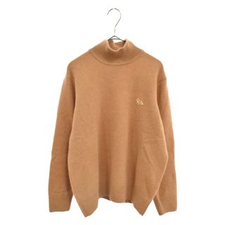 メゾンキツネ(MAISON KITSUNE')のMAISON KITSUNE メゾンキツネ Mock Neck Knit Sweater モックネックニットセーター ベージュ(ニット/セーター)