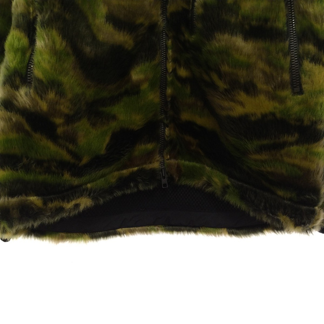 THE NORTH FACE PURPLE LABEL ノースフェイスパープルレーベル Camoflage Fur Field Jacket タイガーカモフラージュ柄フェイクファーフィールドジャケット グリーン NP2967N54センチ肩幅