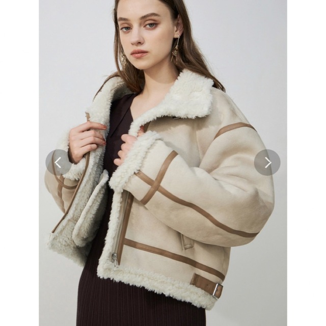 【ADAWAS/アダワス】FAKE MOUTON BOMBER ジャケット