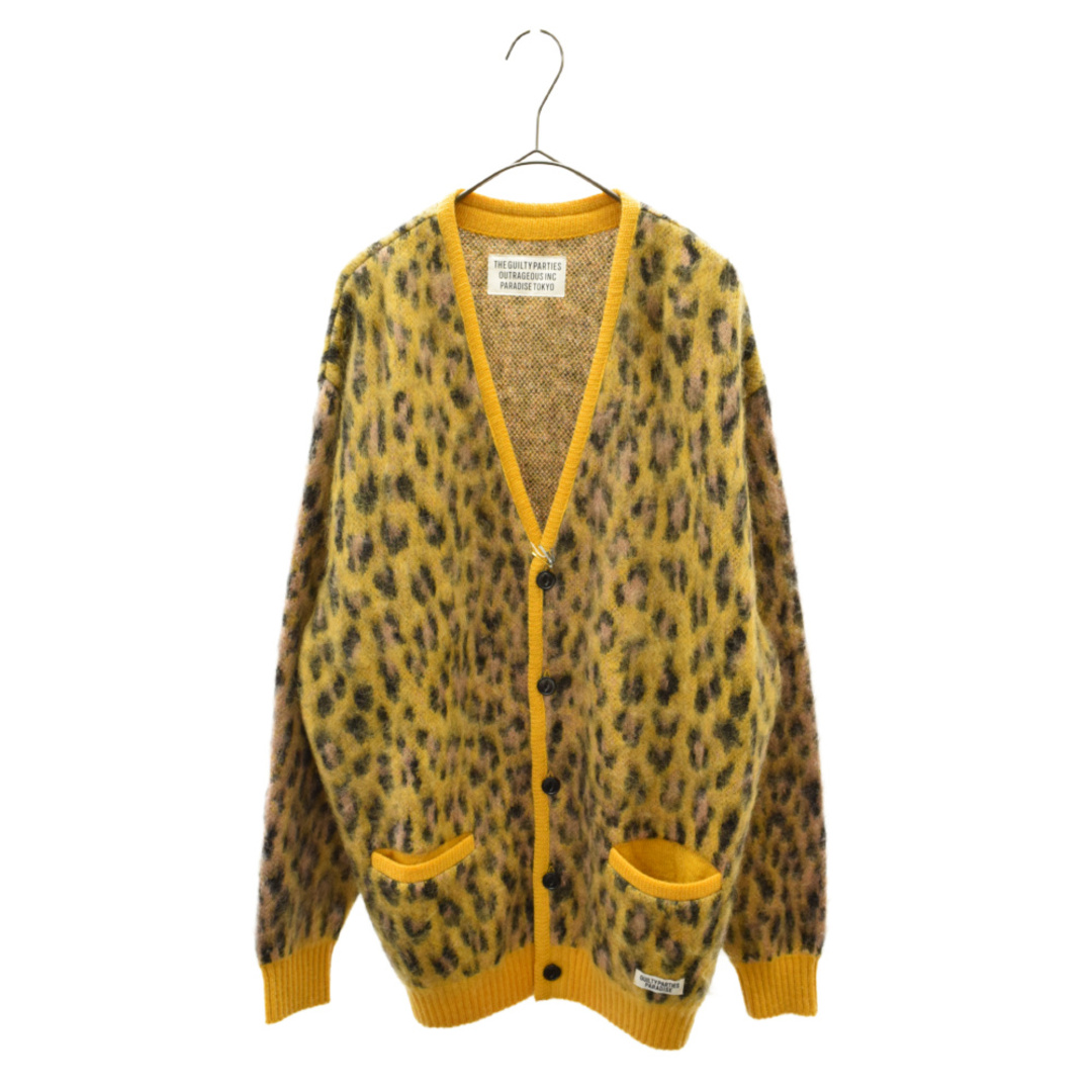 WACKO MARIA ワコマリア 22AW 22FW-WMK-KN11 LEOPARD MOHAIR CARDIGAN