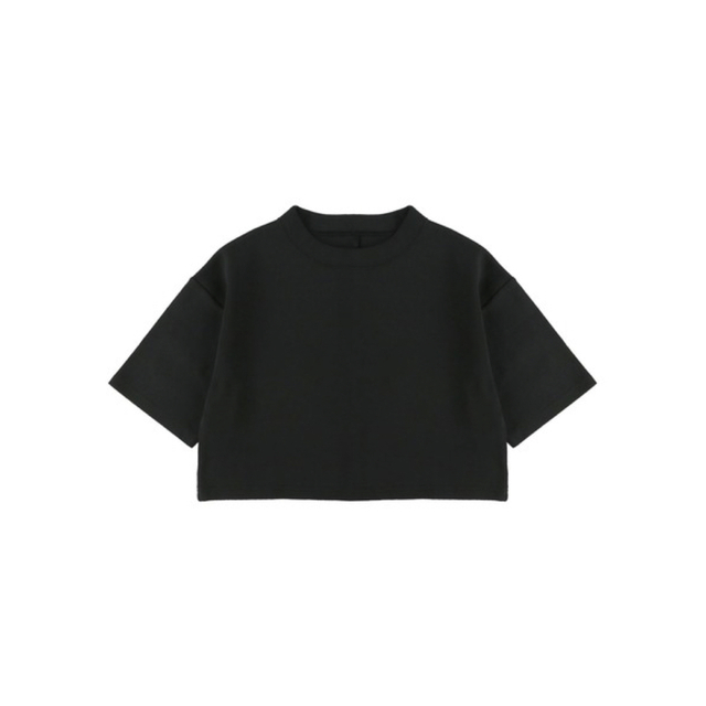 ALEXIA STAM(アリシアスタン)のALEXIA STAM Back Patch Tee/バックパッチT  ブラック レディースのトップス(Tシャツ(半袖/袖なし))の商品写真