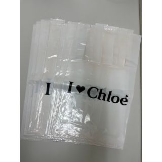 クロエ(Chloe)のクロエジュース　ショッパー　ショップ袋　ビニール袋　10枚セット(ショップ袋)