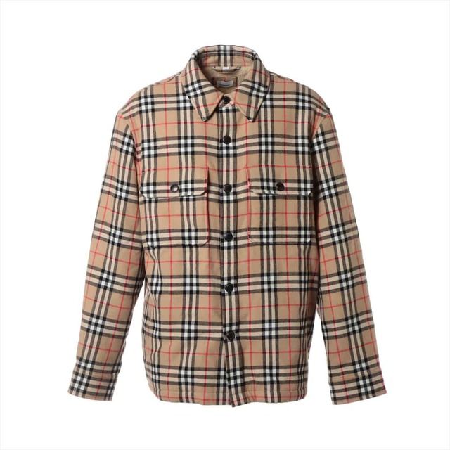 BURBERRY - バーバリー  コットン×ウール L ベージュ メンズ その他アウター