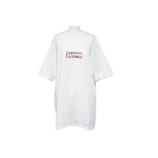 シュプリーム(Supreme)のSupreme×村上隆 シュプリーム×村上隆 ボックスロゴＴシャツ カイカイキキ ホワイト マルチカラー メンズ サイズL 良好 中古 46030(Tシャツ(半袖/袖なし))