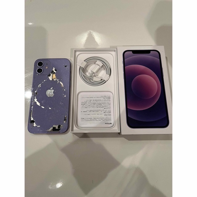 iPhone12 本体 背面割れ - 2