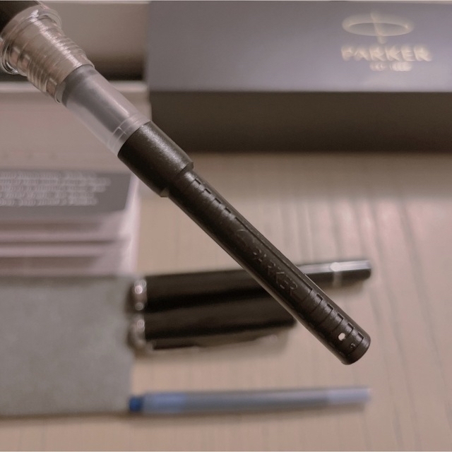 PARKER パーカー 万年筆 ブラック　黒　コンバーター インク