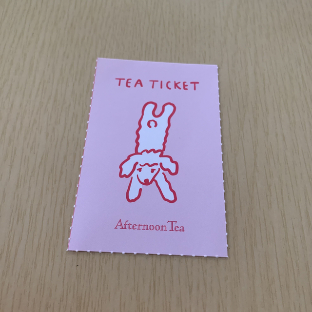 AfternoonTea(アフタヌーンティー)のアフタヌーンティーチケット エンタメ/ホビーのエンタメ その他(その他)の商品写真