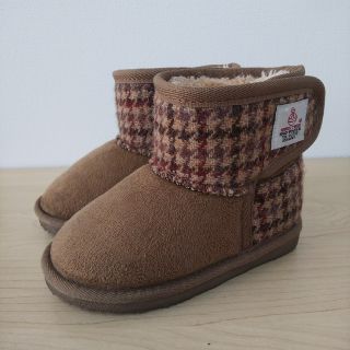 ハリスツイード(Harris Tweed)のハリスツイード ムートンブーツ ボアブーツ キッズ 16cm(ブーツ)