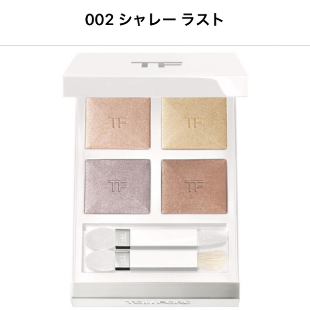 TOM FORD BEAUTY(トムフォードビューティ)の新品トムフォードアイカラークォード01CRフォビドゥンピンク002シャレーラスト コスメ/美容のベースメイク/化粧品(アイシャドウ)の商品写真