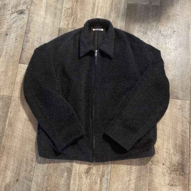 auralee baby alpaca zip blouson