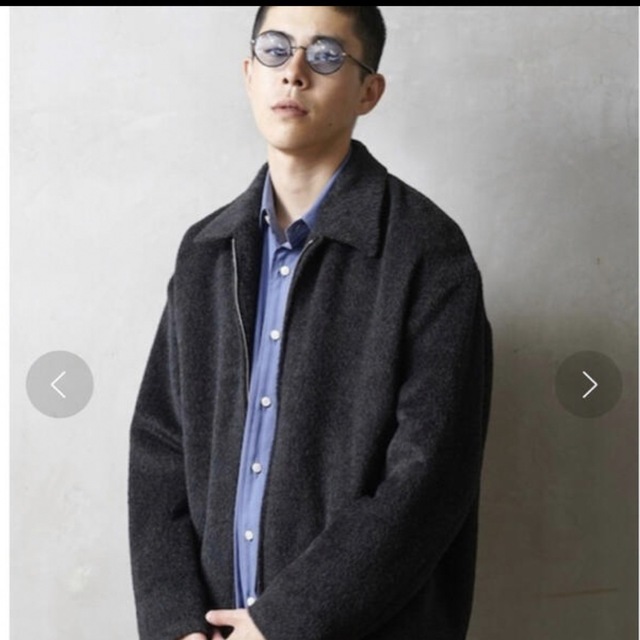 AURALEE - auralee baby alpaca zip blousonの通販 by フリスク AURALEE - auralee baby alpaca zip blousonの通販 by フリスク