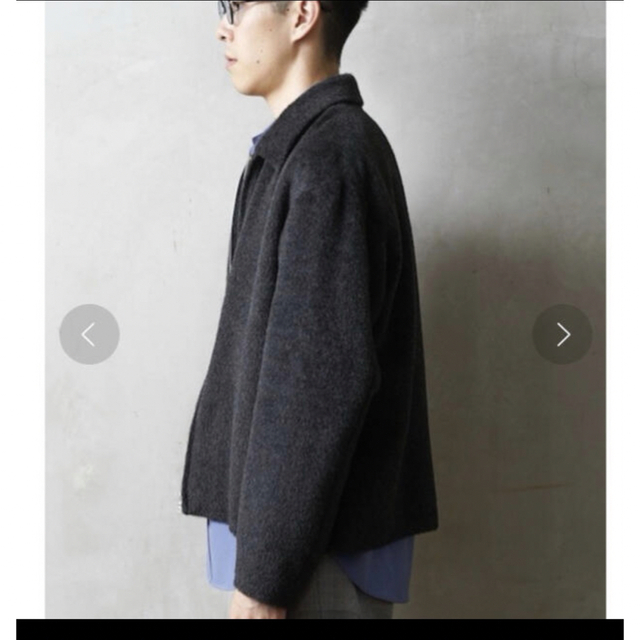 AURALEE - auralee baby alpaca zip blousonの通販 by フリスク AURALEE - auralee baby alpaca zip blousonの通販 by フリスク