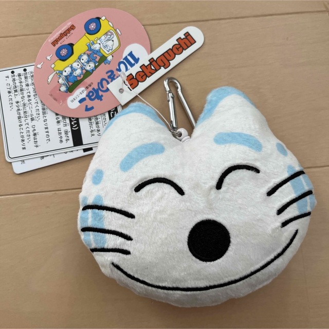 新品 セキグチ 11ぴきのねこ リール付パスケース トラネコ 小物入れ