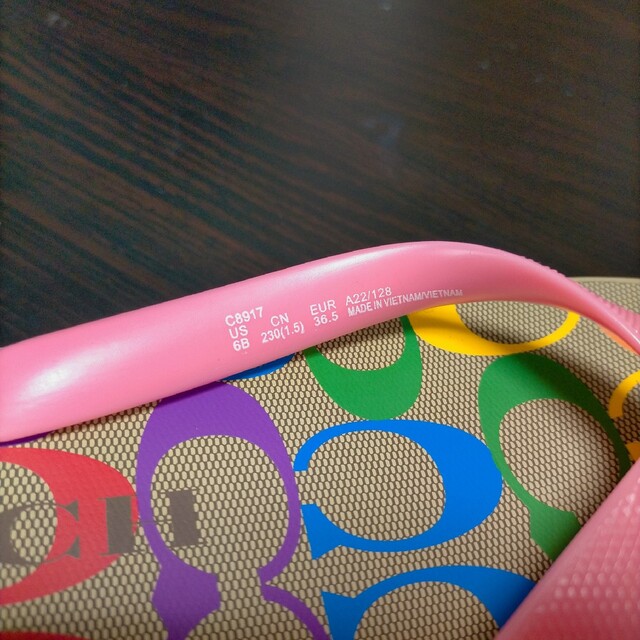 ☆新品☆COACH リン フリップ サンダル | munchercruncher.com