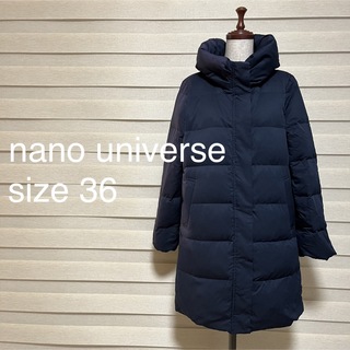 ナノユニバース(nano・universe)のナノ・ユニバース nano&co ダウンコート / ジャケット 36 ネイビー(ダウンコート)
