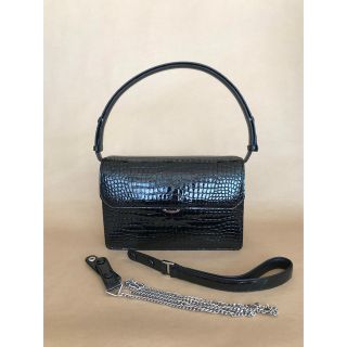 クロコダイル(Crocodile)の【極美品】JRA公認　クロコダイル　3wayショルダー　ハンドバッグ(ハンドバッグ)