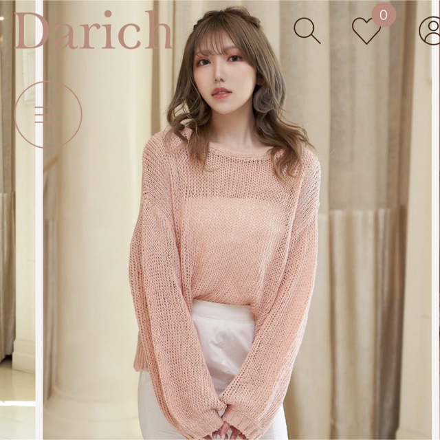 Darich(ダーリッチ)の値下げ❤️Darich♡バルーンスリーブボリュームニット レディースのトップス(ニット/セーター)の商品写真