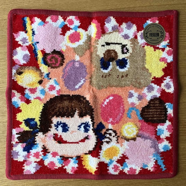 老舗質屋 フェイラー 3枚セット ハンカチ ペコちゃん モフモフアルパカ