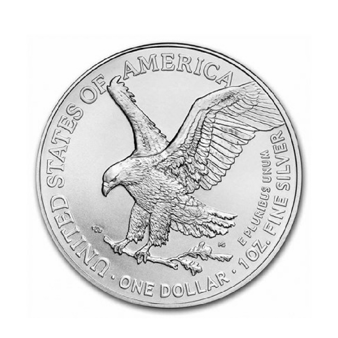 American Eagle(アメリカンイーグル)の2022年 イーグル銀貨　新品 未使用 アメリカ　銀貨  2枚セット エンタメ/ホビーの美術品/アンティーク(金属工芸)の商品写真