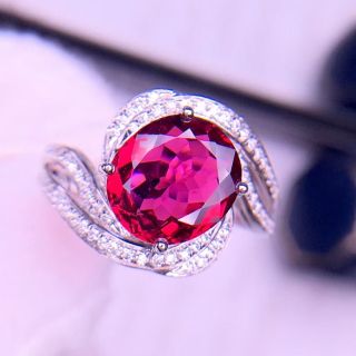 天然トルマリン ダイヤ リング2.9ct k18 ¥の通販 by Rui|ラクマ
