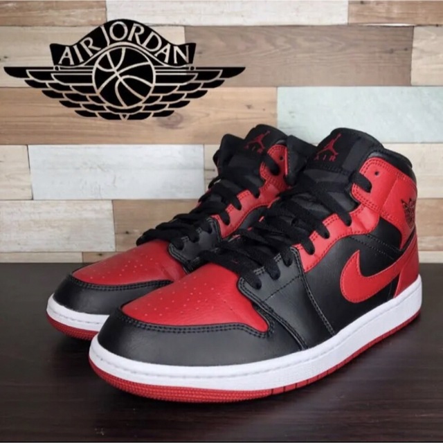 Jordan Brand（NIKE） - NIKE AIR JORDAN 1 MID BRED 28cmの通販 by