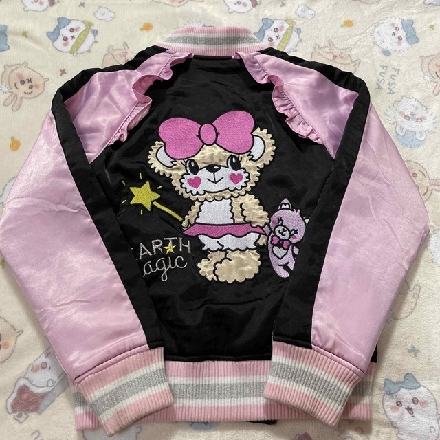 EARTHMAGIC(アースマジック)の0.スカジャン キッズ/ベビー/マタニティのキッズ服男の子用(90cm~)(ジャケット/上着)の商品写真