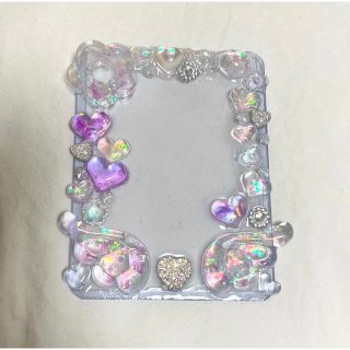 ハンドメイド　トレカケース　レジン　デコ　韓国(アイドルグッズ)