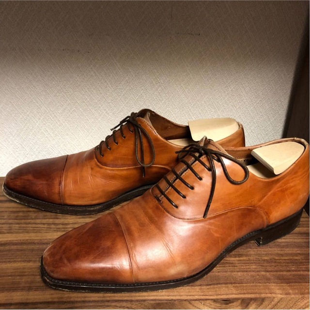 Santoni（サントーニ）ストレートチップ  9.5　灰茶（グレーブラウン）