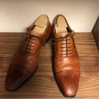 サントーニ(Santoni)のサントーニ 内羽根 ストレートチップ ドレスシューズ 6 25.5cm(ドレス/ビジネス)