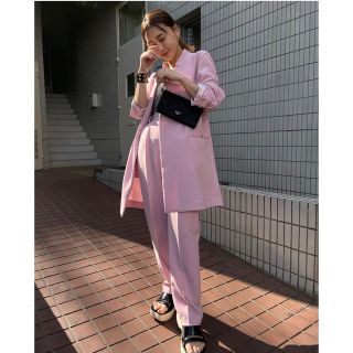 Ameri VINTAGE - NOTCH PRINT LINING JACKET ピンクの通販 by ゆ's
