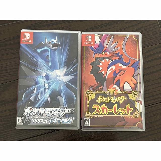 【2本セット】ポケットモンスター スカーレット、ダイヤモンド