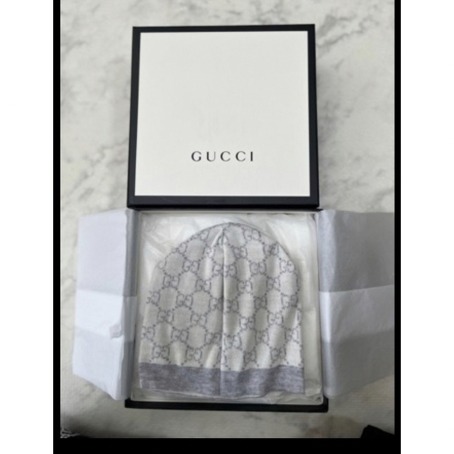 Gucci(グッチ)のばんしろ様専用 GUCCI ベビー　帽子(ウール)   キッズ/ベビー/マタニティのこども用ファッション小物(帽子)の商品写真