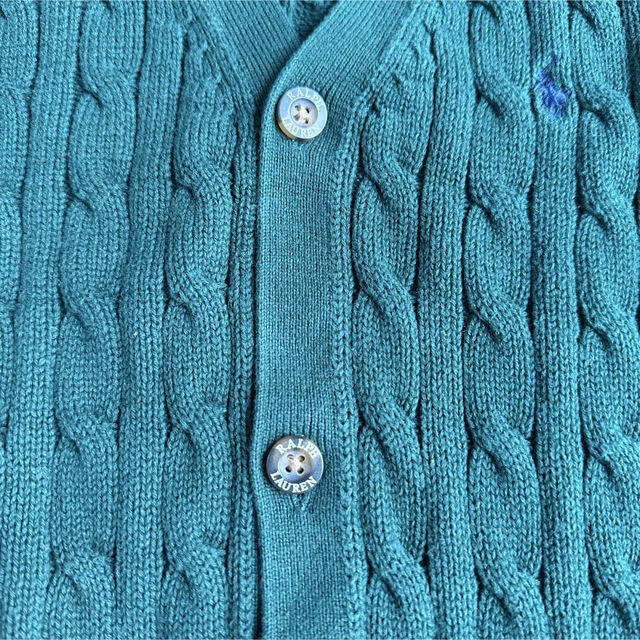 POLO RALPH LAUREN(ポロラルフローレン)のまっちゃ様専用【POLO RALPH LAUREN】ケーブルニット (130) キッズ/ベビー/マタニティのキッズ服男の子用(90cm~)(カーディガン)の商品写真