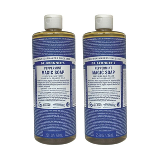 ドクターブロナー(Dr.Bronner)のドクターブロナー　マジックソープ　ペパーミント　739ml　2本セット(ボディソープ/石鹸)