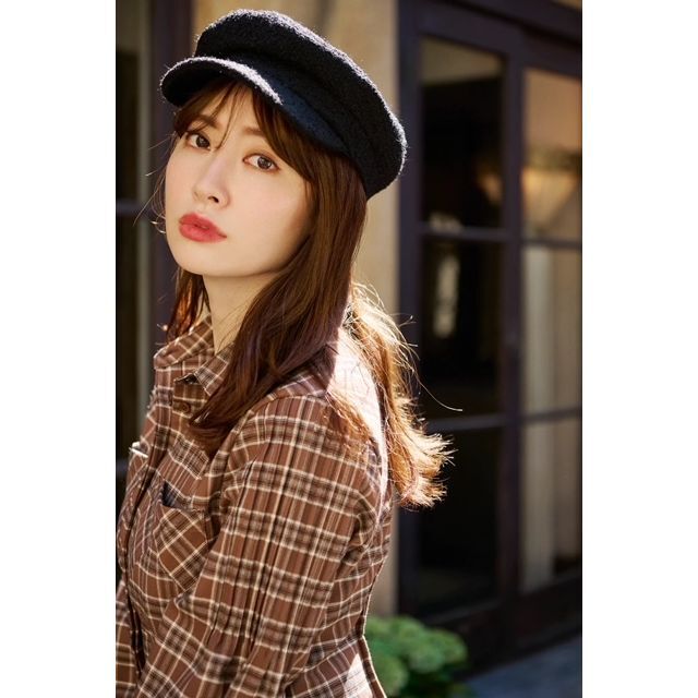 Her lip to♥ Twinkle Tweed Cap brown | hmgrocerant.com