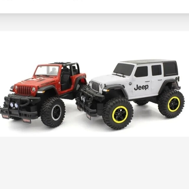 Jeep(ジープ)のジープ＊ラジコン＊赤＊Jeep＊ラングラー＊おもちゃ＊ミニカー＊トミカ エンタメ/ホビーのおもちゃ/ぬいぐるみ(トイラジコン)の商品写真