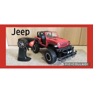 ジープ(Jeep)のジープ＊ラジコン＊赤＊Jeep＊ラングラー＊おもちゃ＊ミニカー＊トミカ(トイラジコン)