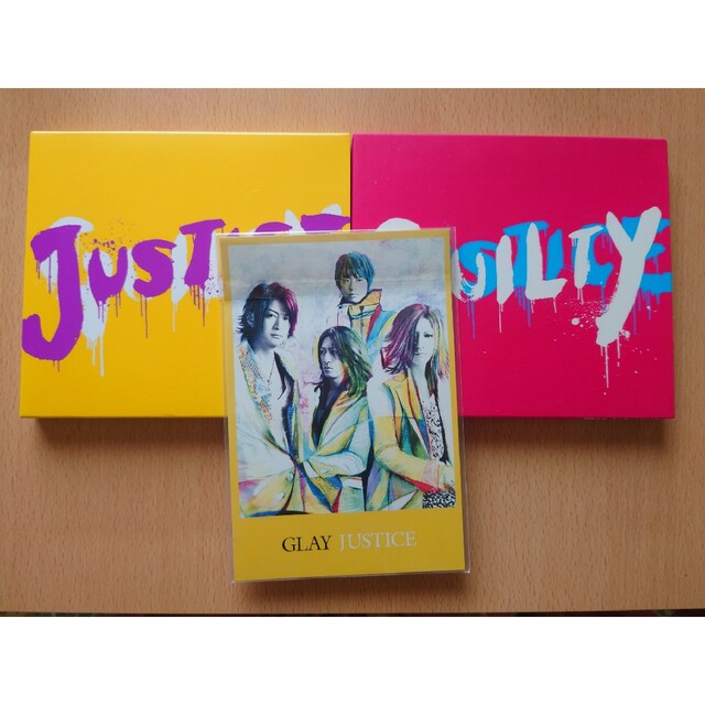 GLAY　justice　Guilty　CD　DVD　ポストカード　セット