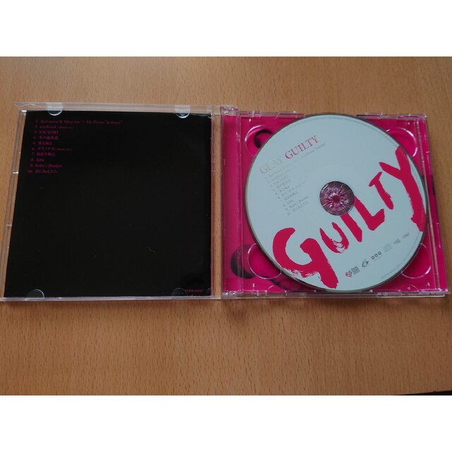 GLAY　justice　Guilty　CD　DVD　ポストカード　セット