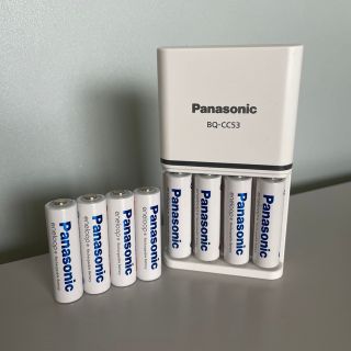 パナソニック(Panasonic)のeneloop BQ-CC53 充電器 + 単三乾電池8本セット(その他)