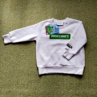 新品Minecraft✨裏起毛トレーナー✨Size110(Tシャツ/カットソー)