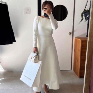 高品質の激安ワンピースbirthday bash seri knit dress ホワイト